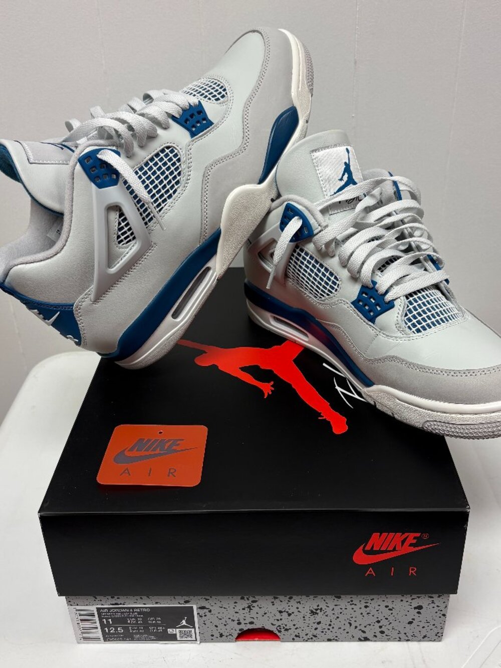 Jordan 4 Retro Military Blue 2024 (FV5029-141), Size 11
